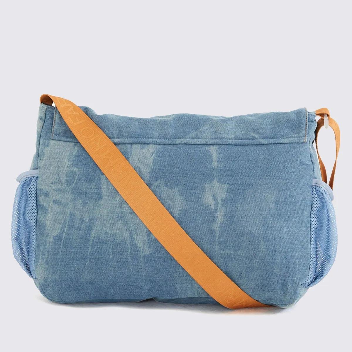 MOCHILA FARM XODO PATCH RIO JEANS 78327604 Azul/Caramelo 2