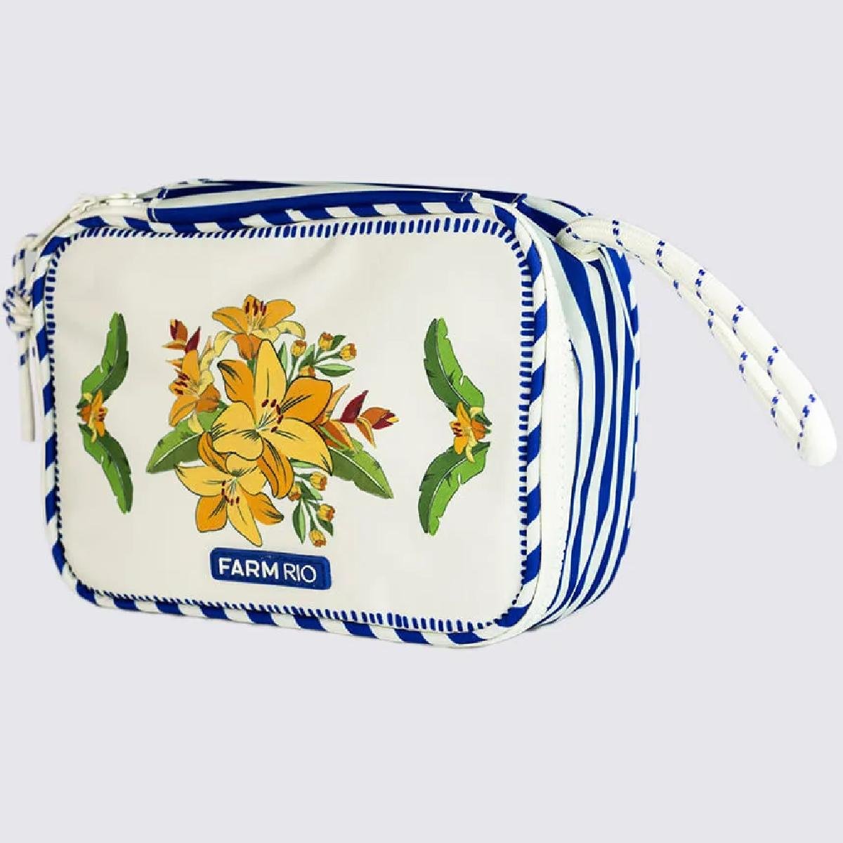 NECESSAIRE FARM XERO DESTINO TROPICAL 78327195 Branco Off/Azul 3