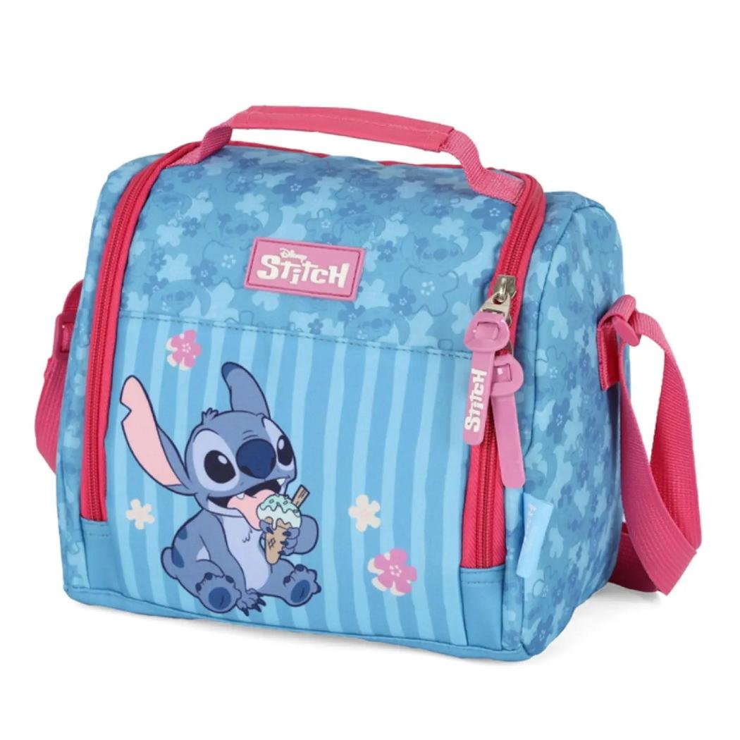 LANCHEIRA LUXCEL INFANTIL STITCH LA50103SC Pink/Azul 2