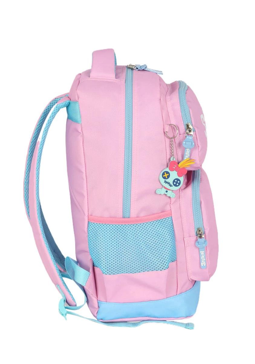 MOCHILA LUXCEL INFANTIL STITCH MS50041SC Rosa 3