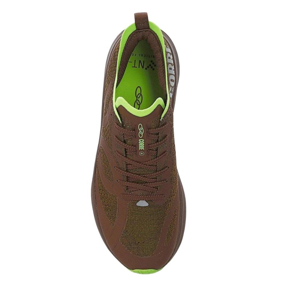 TÊNIS OLYMPIKUS MASCULINO CORRE 4 43720366 Marrom/Verde 3
