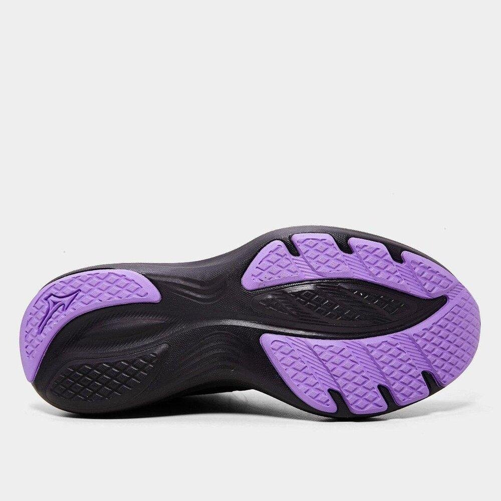 TÊNIS MIZUNO FEMININO VIRTUE 2 101136136/1 Preto/Lilás 4