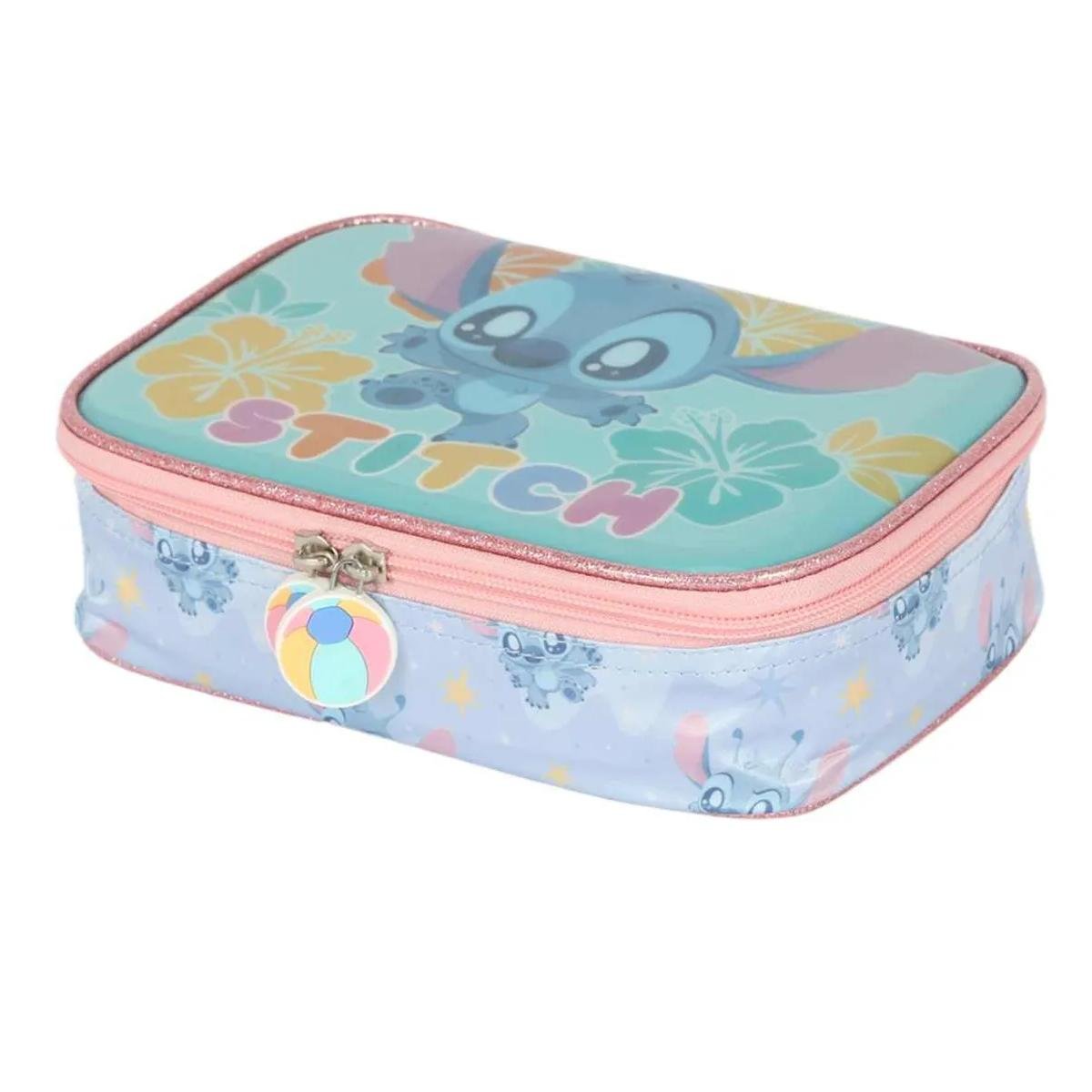 ESTOJO LUXCEL BOX INFANTIL STITCH EI42404SC Turquesa 3