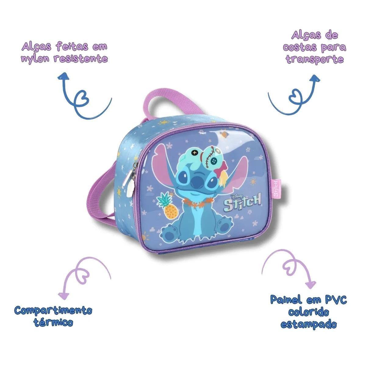 LANCHEIRA LUXCEL INFANTIL STITCH LA42403SC Roxo 4