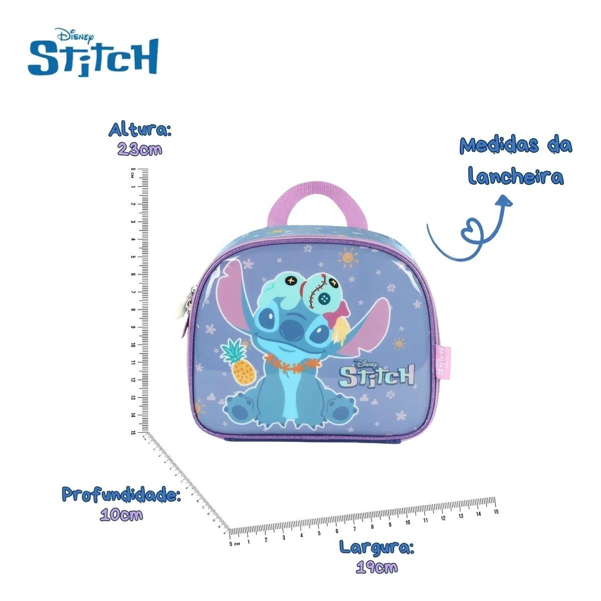 LANCHEIRA LUXCEL INFANTIL STITCH LA42403SC Roxo 5