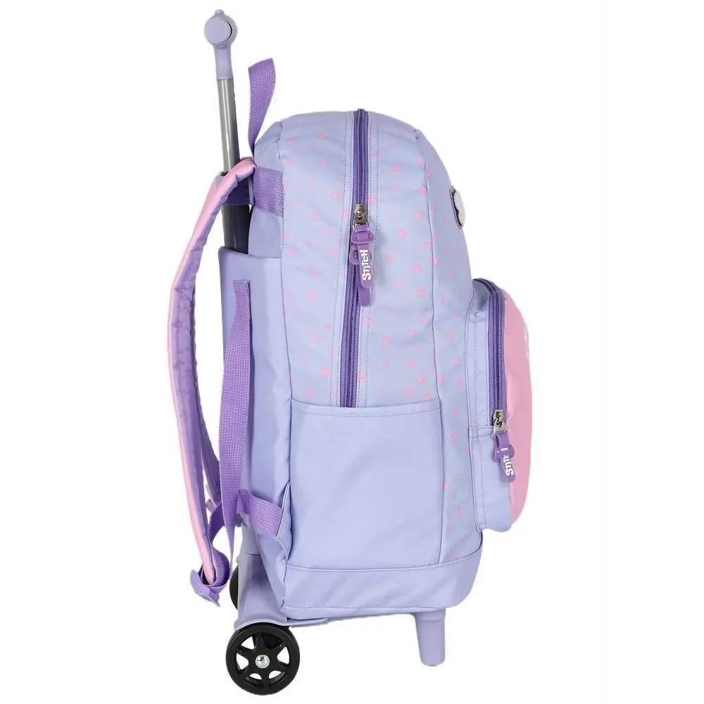 MOCHILA LUXCEL INFANTIL STITCH COM RODAS MC50092SC Lilás 3