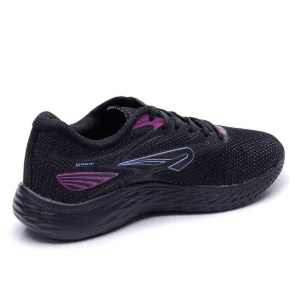 TÊNIS RAINHA DRIVE III FEMININO RA0205 Preto/Roxo 2