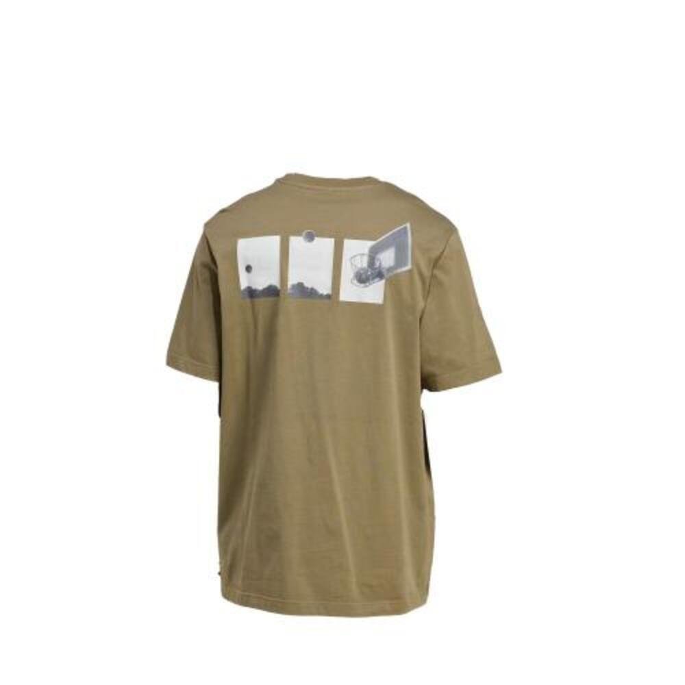 CAMISETA ADIDAS MASCULINA LENS HOOP T JW0836 Verde Militar 3