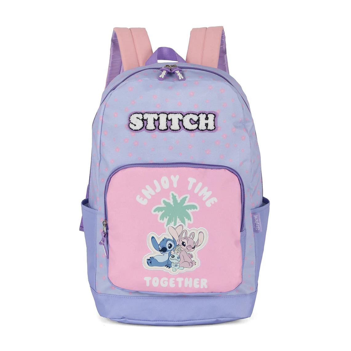 MOCHILA LUXCEL INFANTIL STITCH MS50091SC