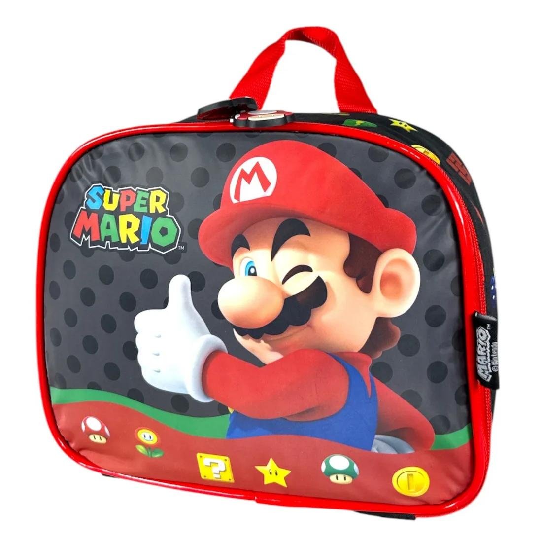 LANCHEIRA LUXCEL INFANTIL MARIO BROS LA42543MO Preto 2