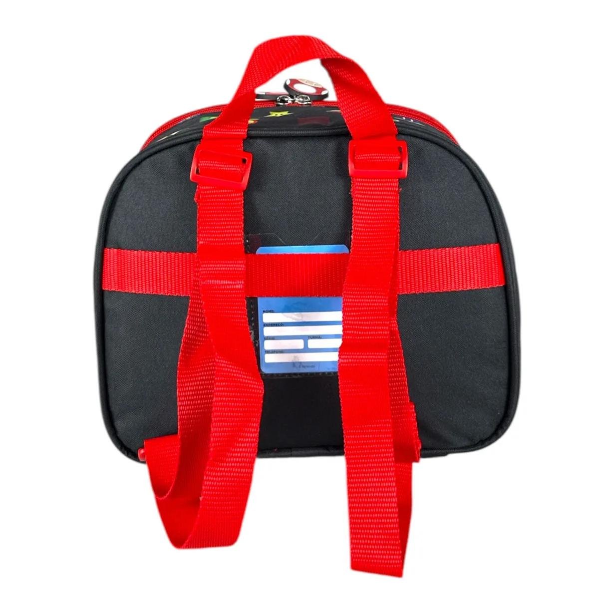 LANCHEIRA LUXCEL INFANTIL MARIO BROS LA42543MO Preto 4