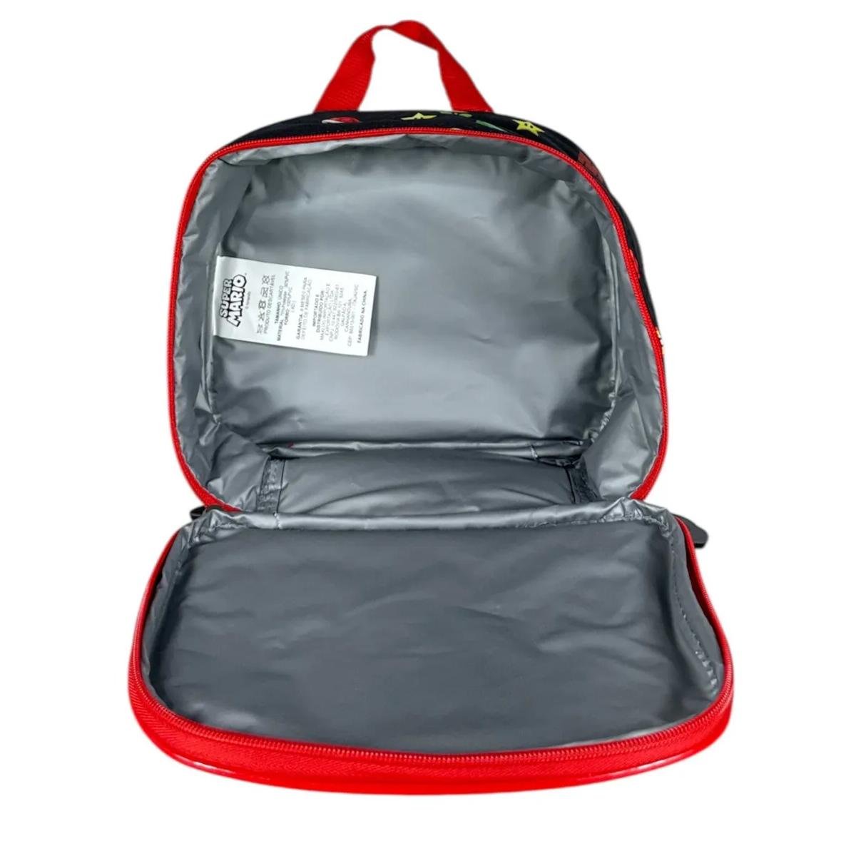LANCHEIRA LUXCEL INFANTIL MARIO BROS LA42543MO Preto 5