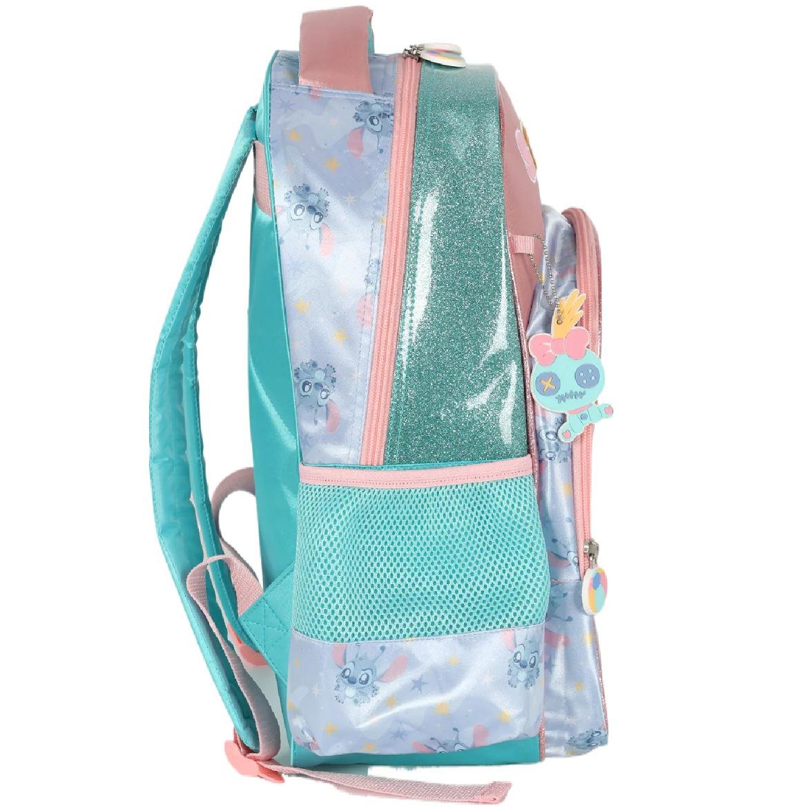 MOCHILA LUXCEL INFANTIL STITCH IS42401SC Turquesa 3