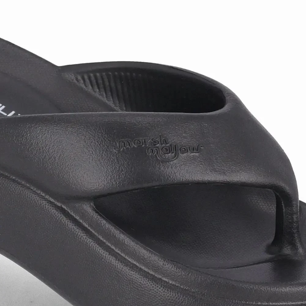 CHINELO PICCADILLY FLATFORM MARSHMALLOW FEMININO C246003 Preto 3