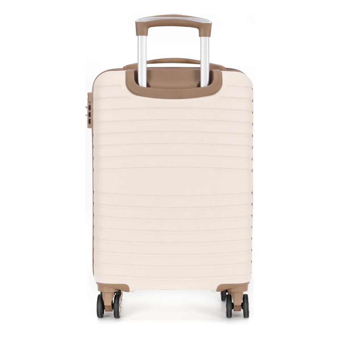 MALA DE VIAGEM LUXCEL POLO KING G COM RODAS MF10445PK/G Branco 3