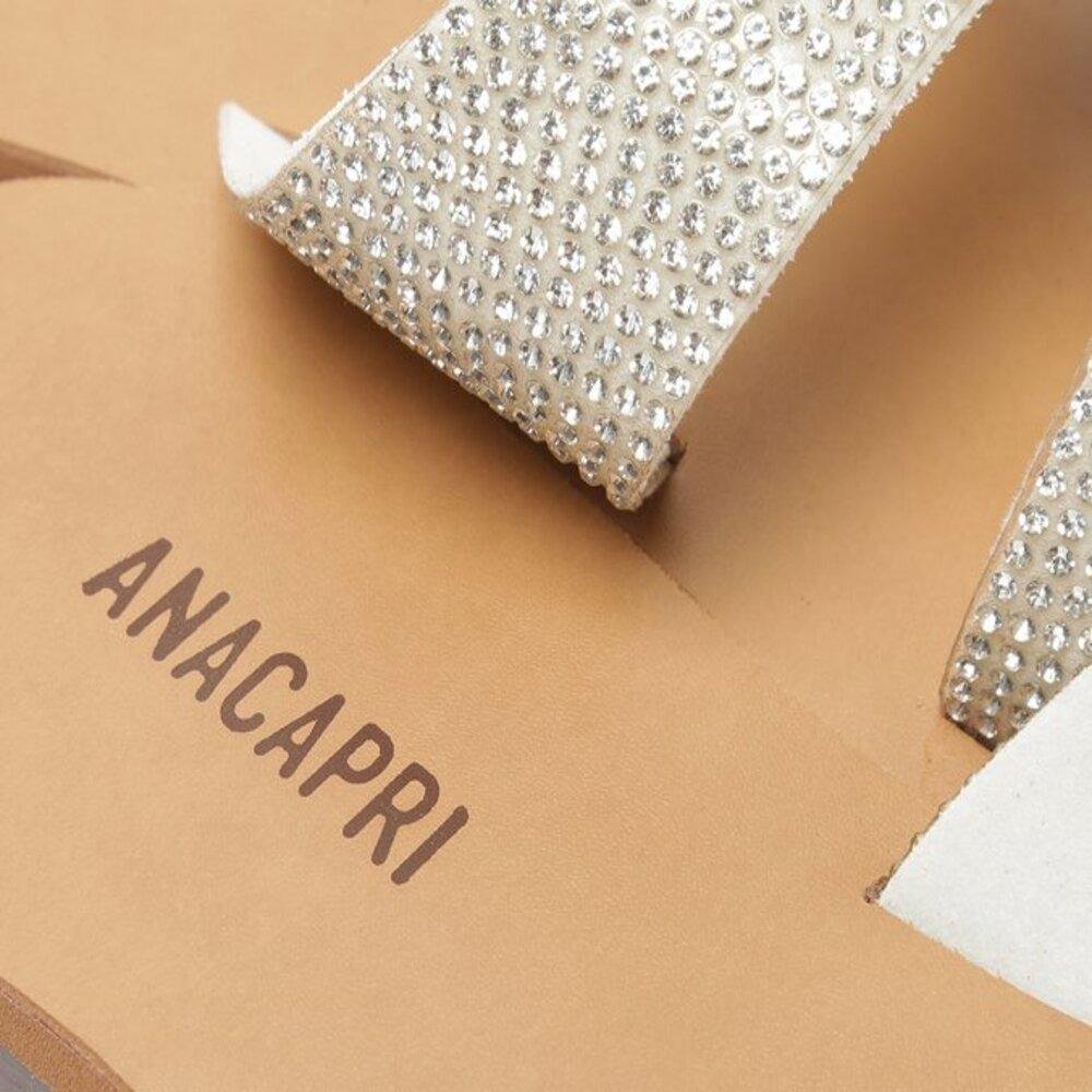 CHINELO SLIDE ANACAPRI FEMININO STRASS C300140231 Prata 4
