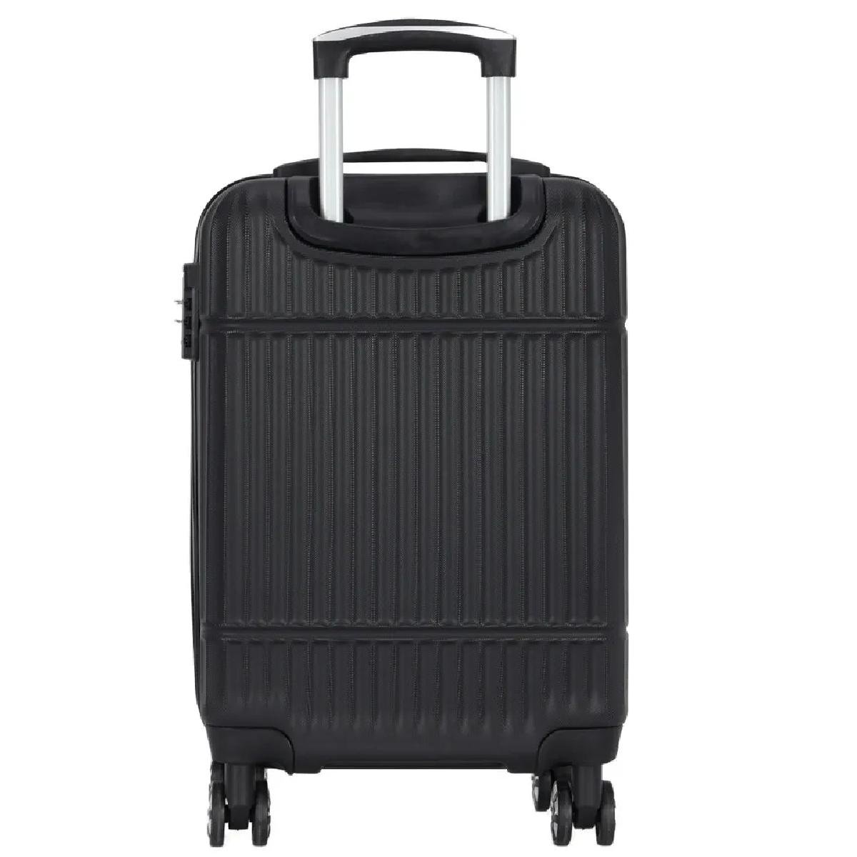 MALA DE VIAGEM LUXCEL POLO KING P COM RODAS MF10443PK/P Preto 2