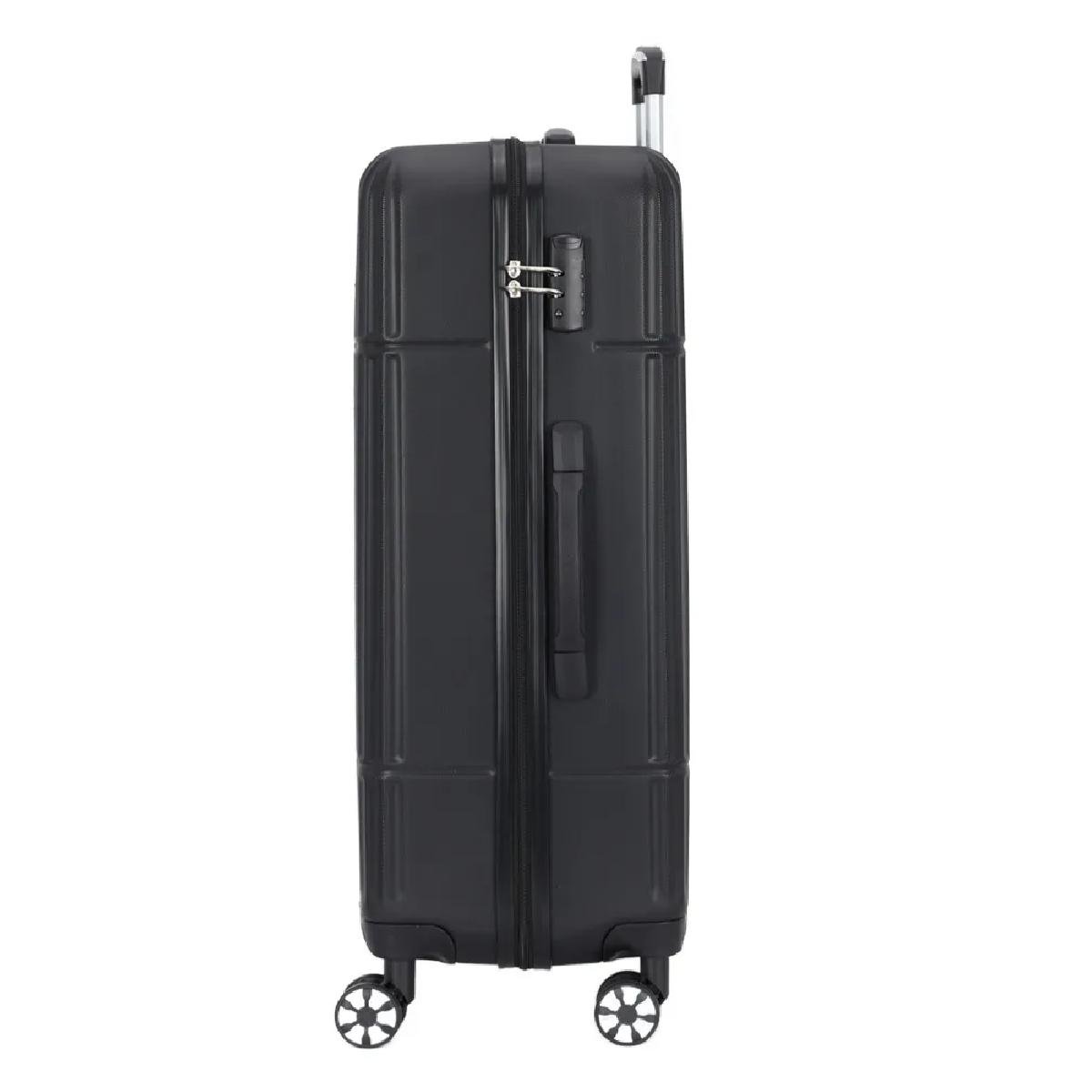 MALA DE VIAGEM LUXCEL POLO KING G COM RODAS MF10443PK/G Preto 2