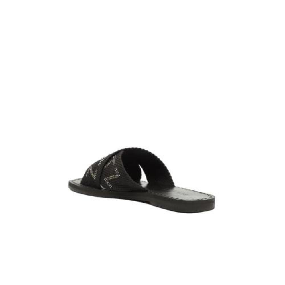 CHINELO SLIDE COURO FEMININO SCHUTZ STRASS S208890021 Preto 3
