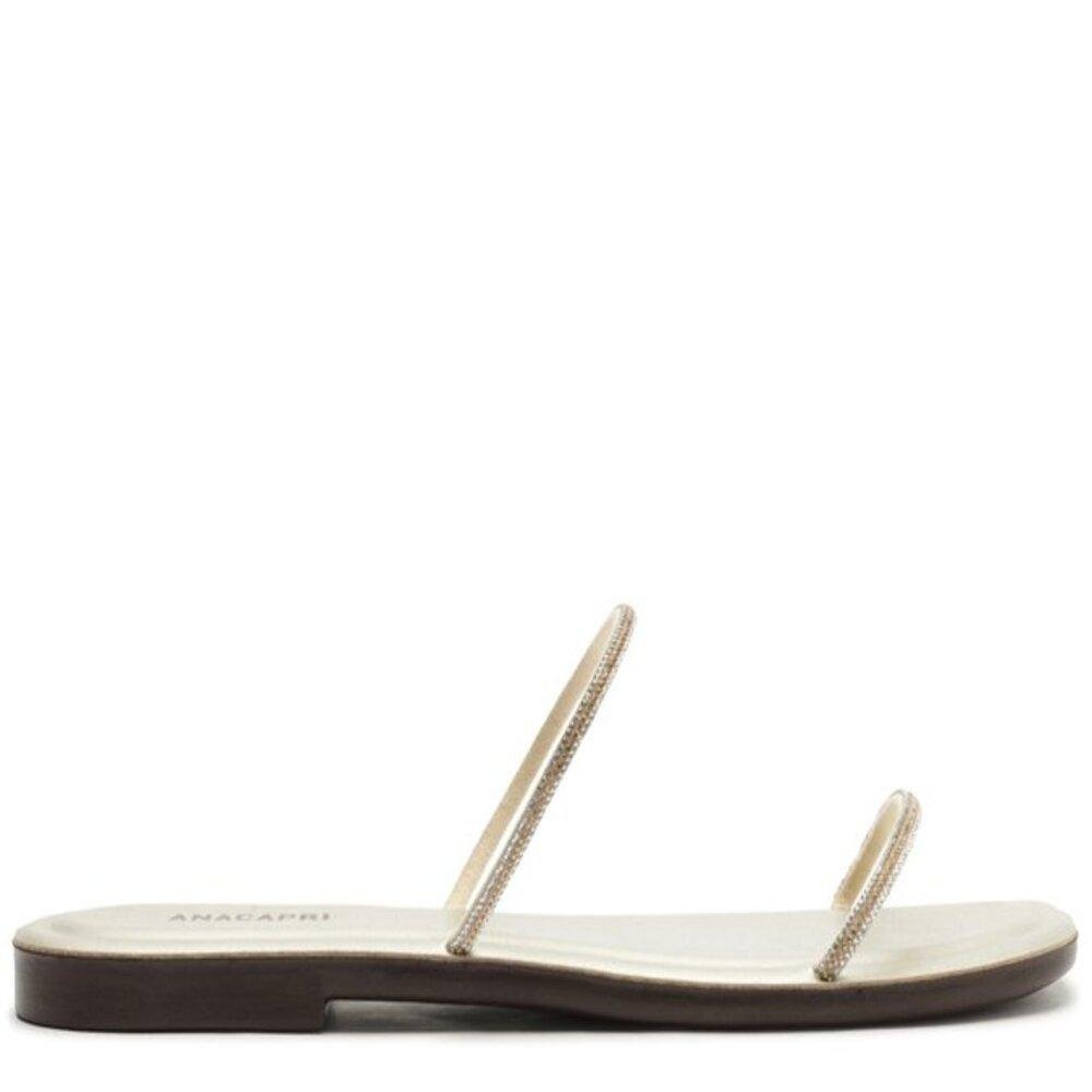 CHINELO SLIDE FEMININO ANACAPRI GLAM STRASS C303450004