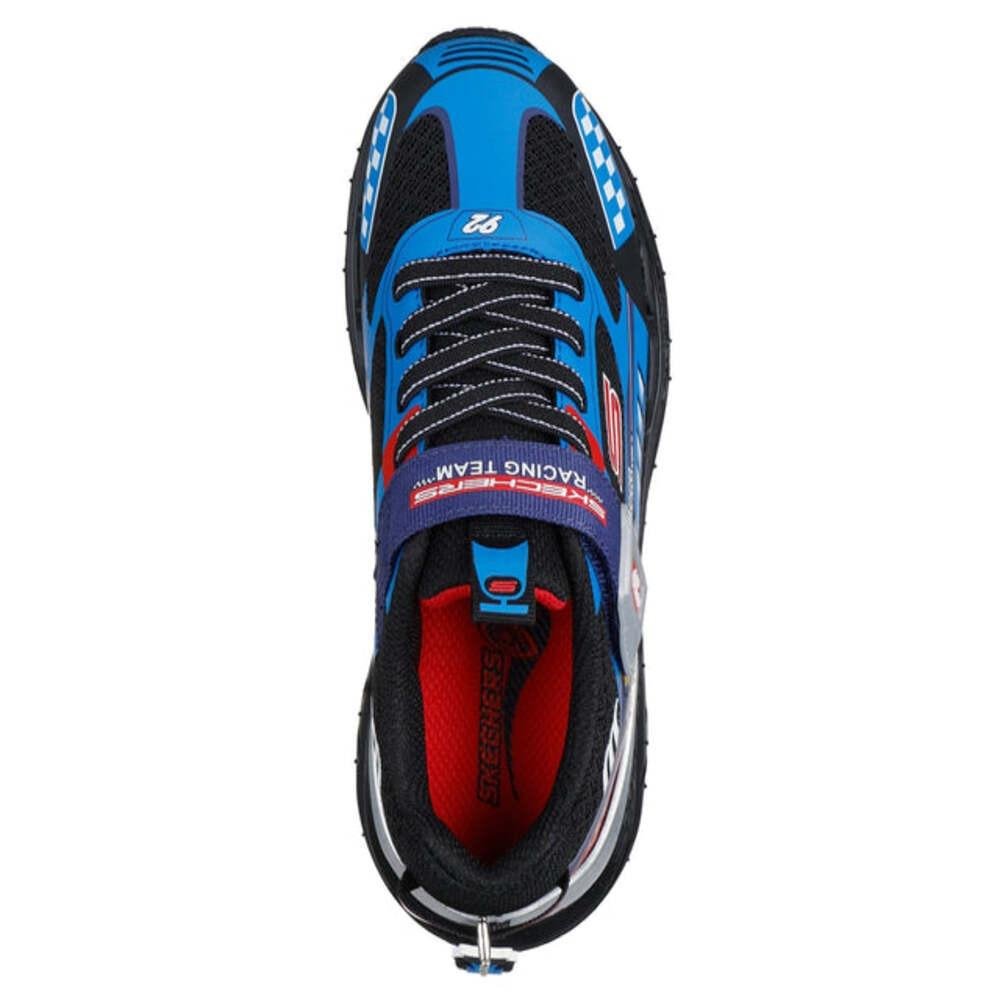 TÊNIS INFANTIL MASCULINO SKECHERS SKECH TRACKS 402303L Azul/Vermelho 3