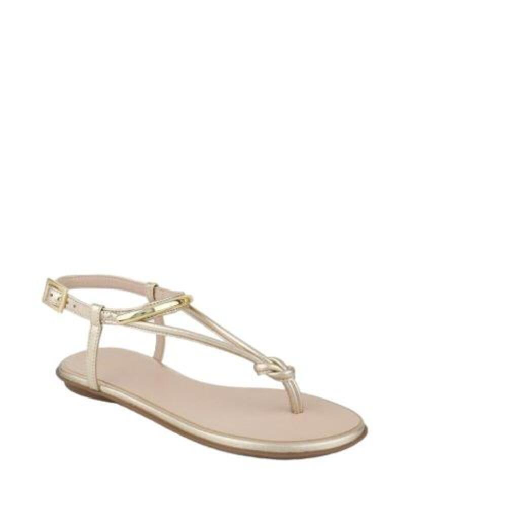 SANDÁLIA FEMININA LUZ DA LUA LAMINATI REF:52217800/1 Ouro 3