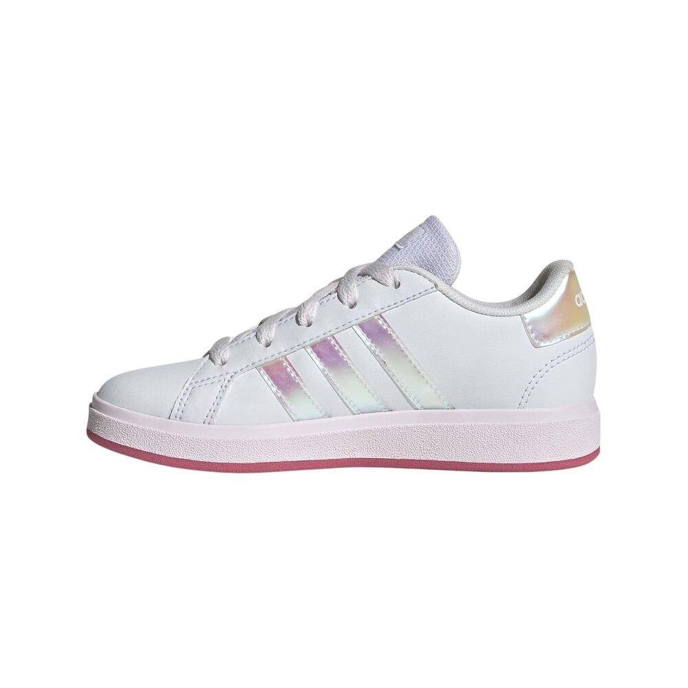 TÊNIS ADIDAS GRAND COURT 2.0 INFANTIL MENINA JR6096 Branco 2