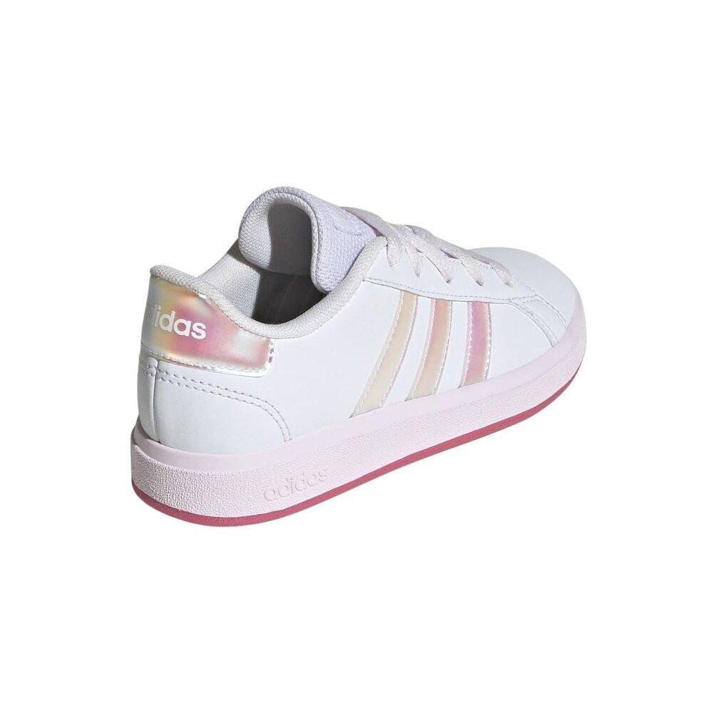 TÊNIS ADIDAS GRAND COURT 2.0 INFANTIL MENINA JR6096 Branco 4