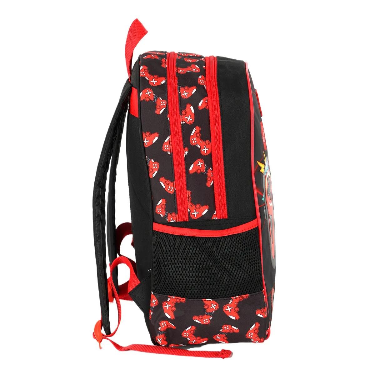 MOCHILA LUXCEL INFANTIL UP4YOU GAME IS42091UP Preto 3