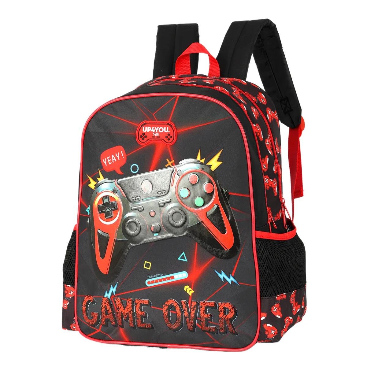 MOCHILA LUXCEL INFANTIL UP4YOU GAME IS42091UP Preto 5