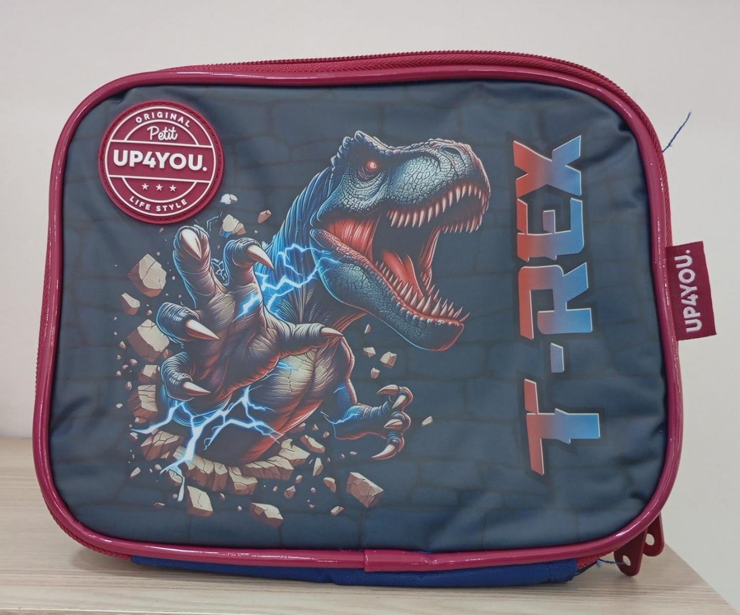 LANCHEIRA LUXCEL INFANTIL UP4YOU T-REX LA42073UP Azul 4