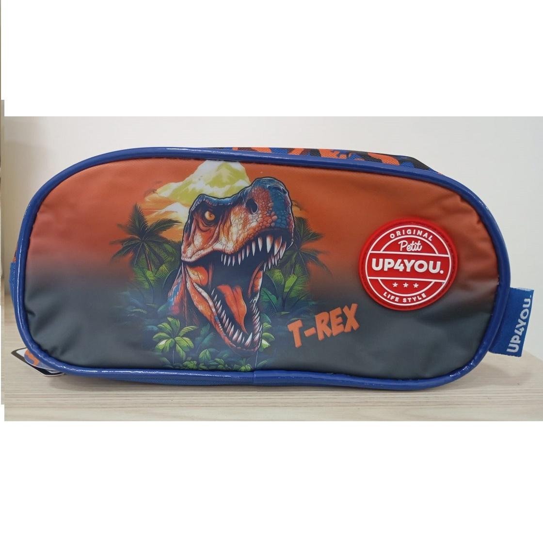 ESTOJO LUXCEL INFANTIL UP4YOU T-REX EI42074UP Azul 4