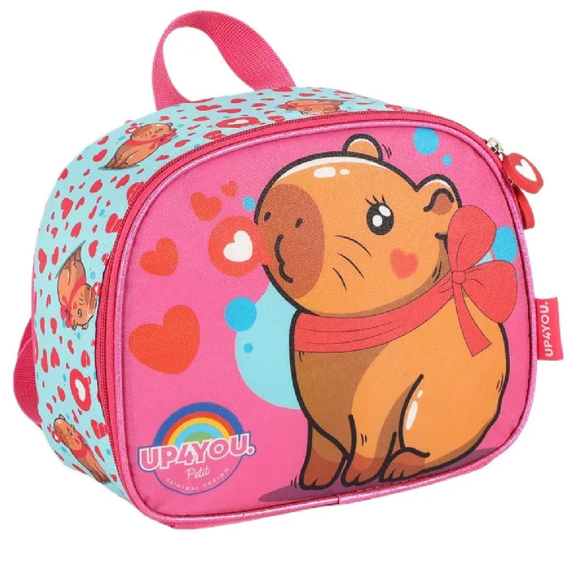 LANCHEIRA LUXCEL INFANTIL CAPIVARA UP4YOU LA42113UP Pink 2