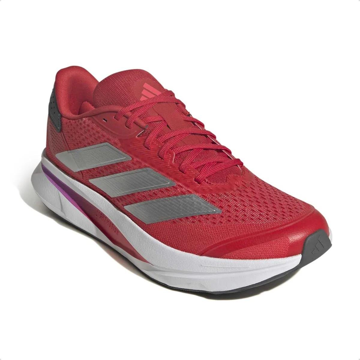 TÊNIS ADIDAS DURAMO SL2 M MASCULINO JS4394 Vermelho/Cinza/Branco 2