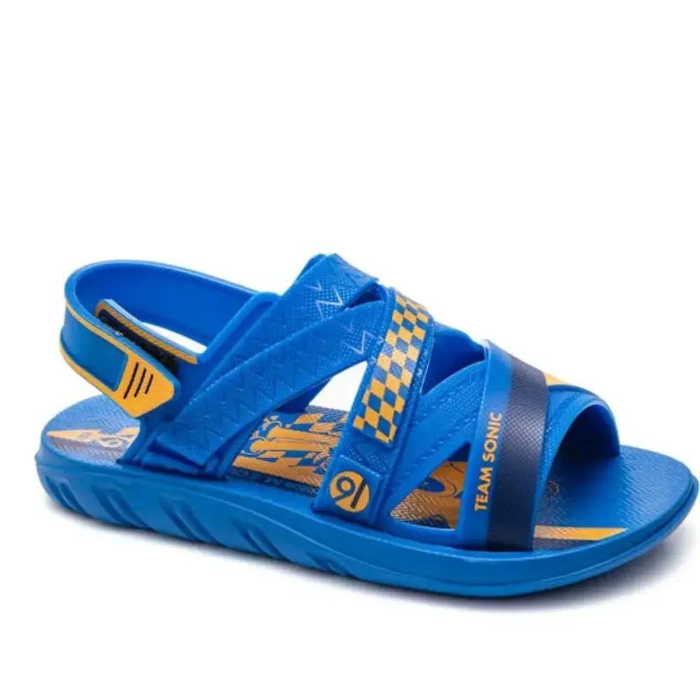 SANDÁLIA PAPETE SONIC INFANTIL MENINO GRENDENE KIDS FAST CAR 23294