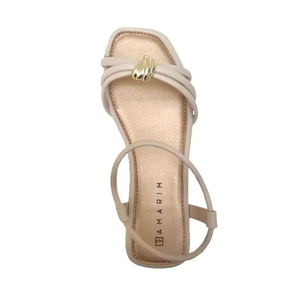 SANDÁLIA RAMARIM FEMININA 2521203 Branco Off 4
