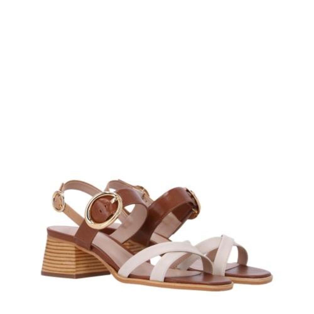 SANDÁLIA FEMININA LUZ DA LUA SAARA/ATACAMA 80680008 Panna/Ambar/Bege 2