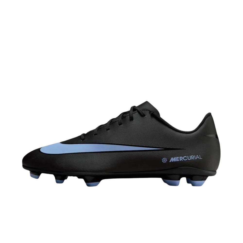 CHUTEIRA NIKE CAMPO VAPOR 16 CLUB FGMG MASCULINO FQ8441 Preto/Azul Claro 2