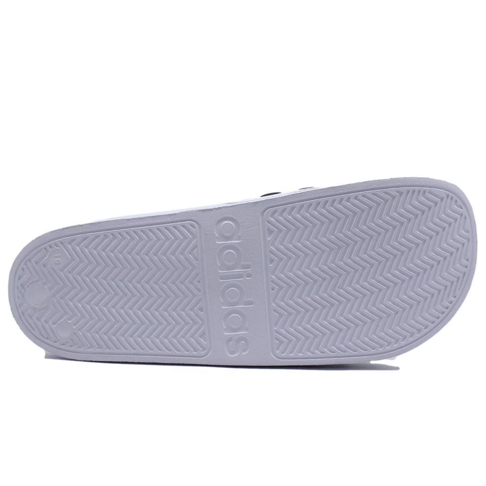 CHINELO MASCULINO ADIDAS ADILETTE SHOWER Branco/Preto 2