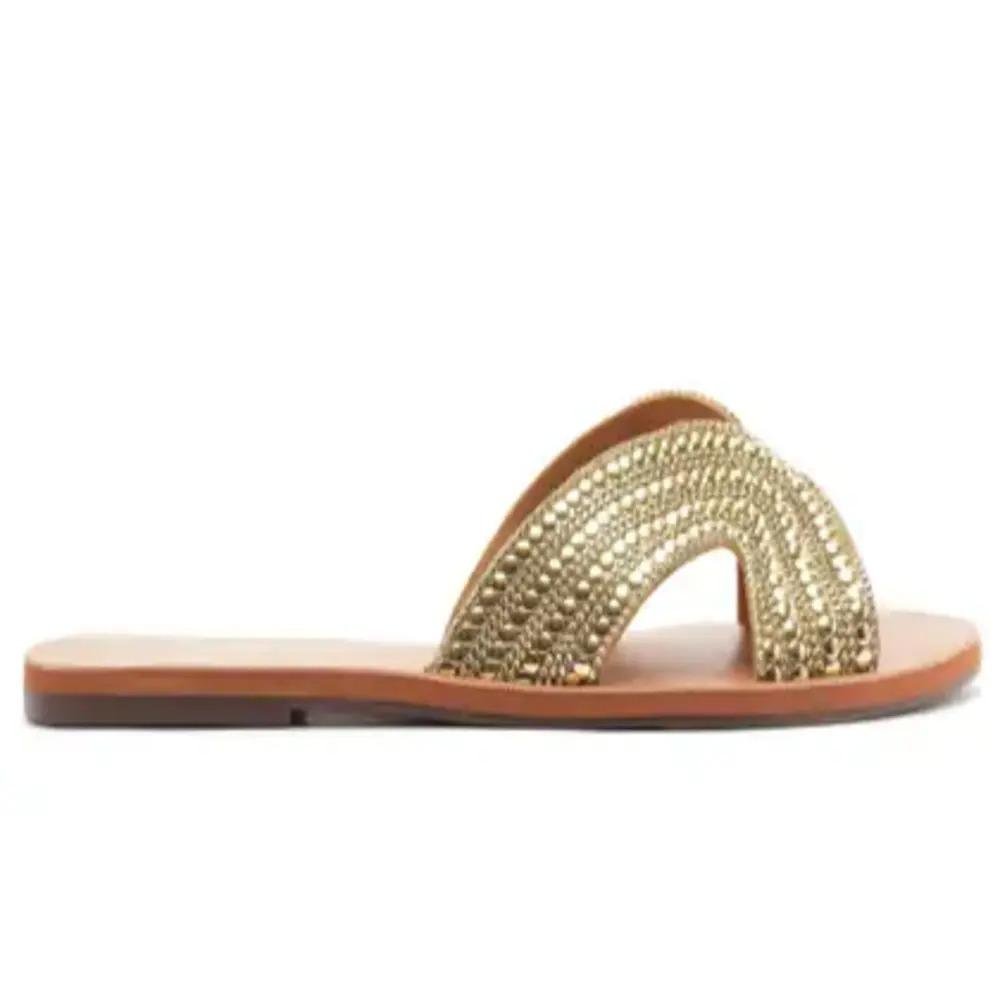 CHINELO ANACAPRI SLIDE STRASS FEMININO C300140382