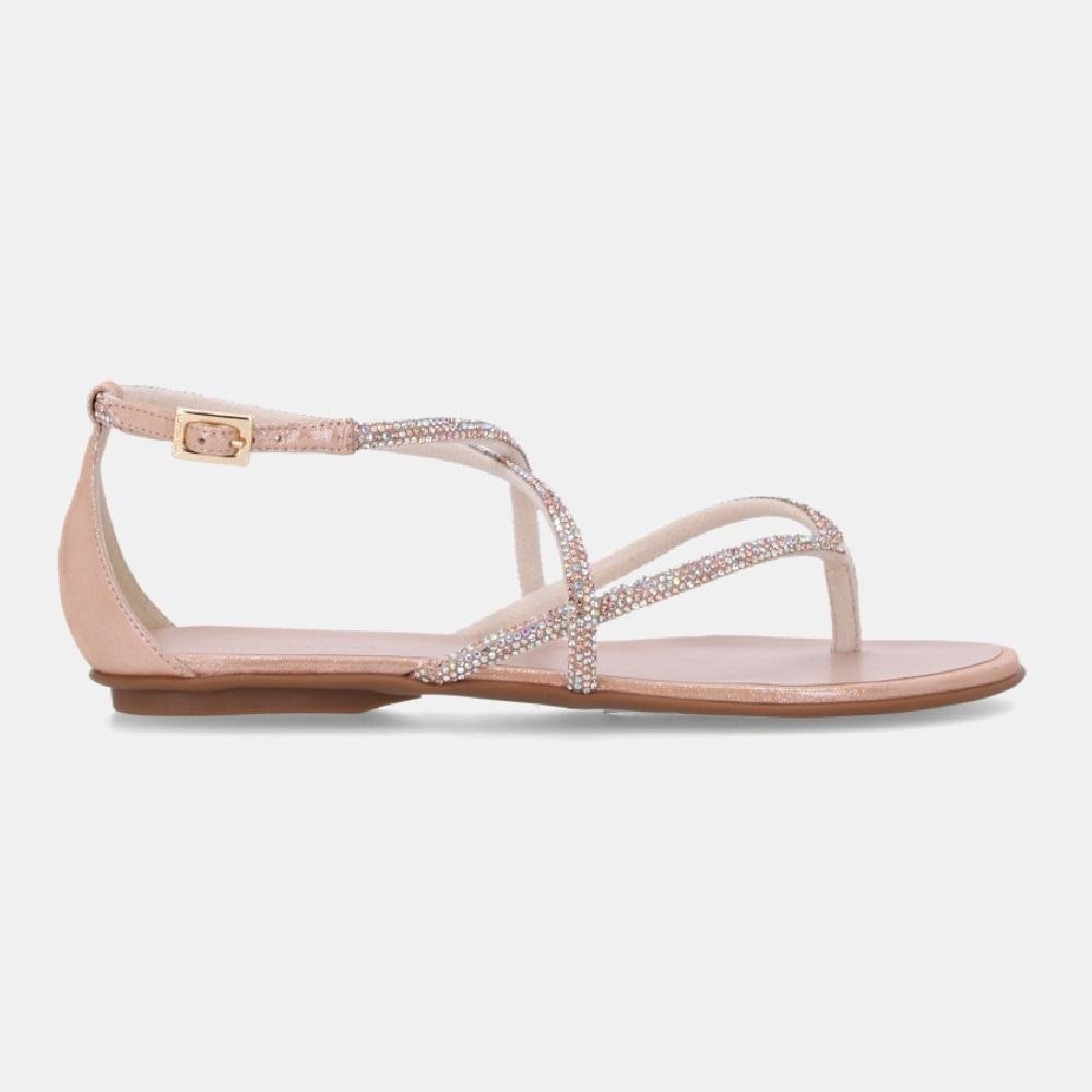 SANDÁLIA FEMININA LUZ DA LUA PUNTINI/STRASS 52210065 Bege/Cristal 4