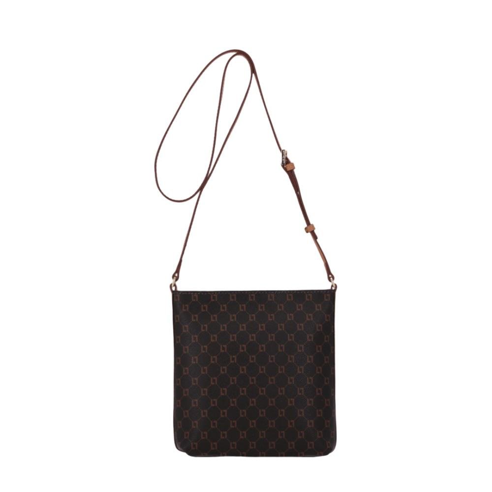 BOLSA LUZ DA LUA MONOGRAMA/SAARA FEMININO 2000753 Mocca/Amêndoa 2