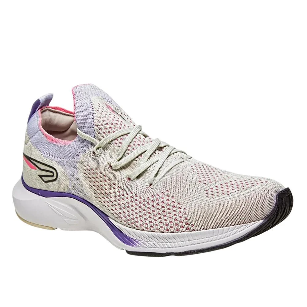 TÊNIS RAINHA ABBEY FEMININO RA0199 Cinza/Rosa/Azul 2