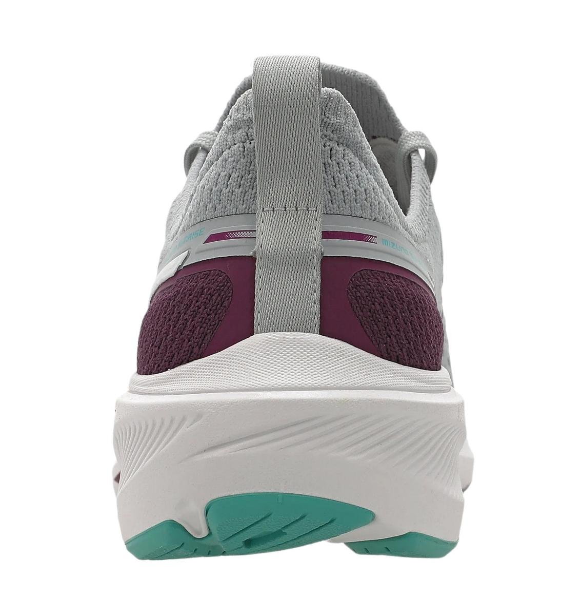 TÊNIS MIZUNO KNIT FEMININO SUNRISE 101061061/1 Cinza/Bordô 5