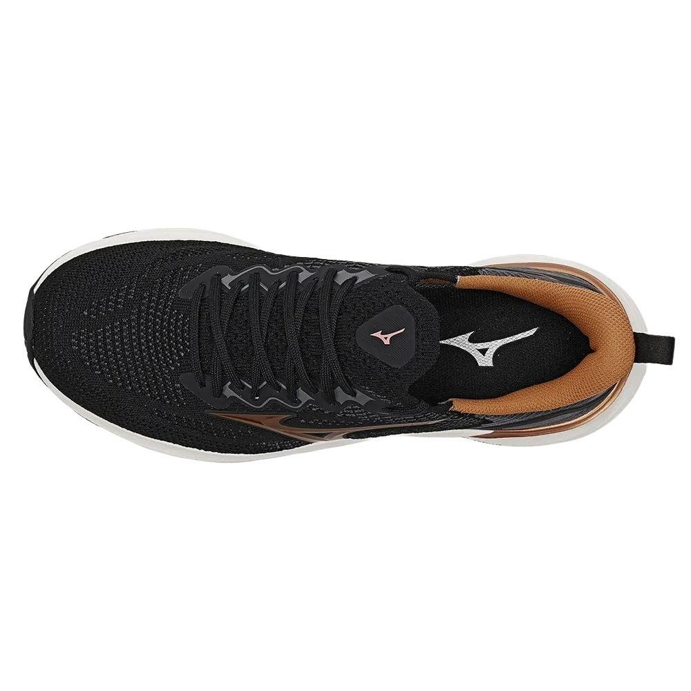 TÊNIS FEMININO MIZUNO GLOW 3 101133133 Preto/Bronze 4