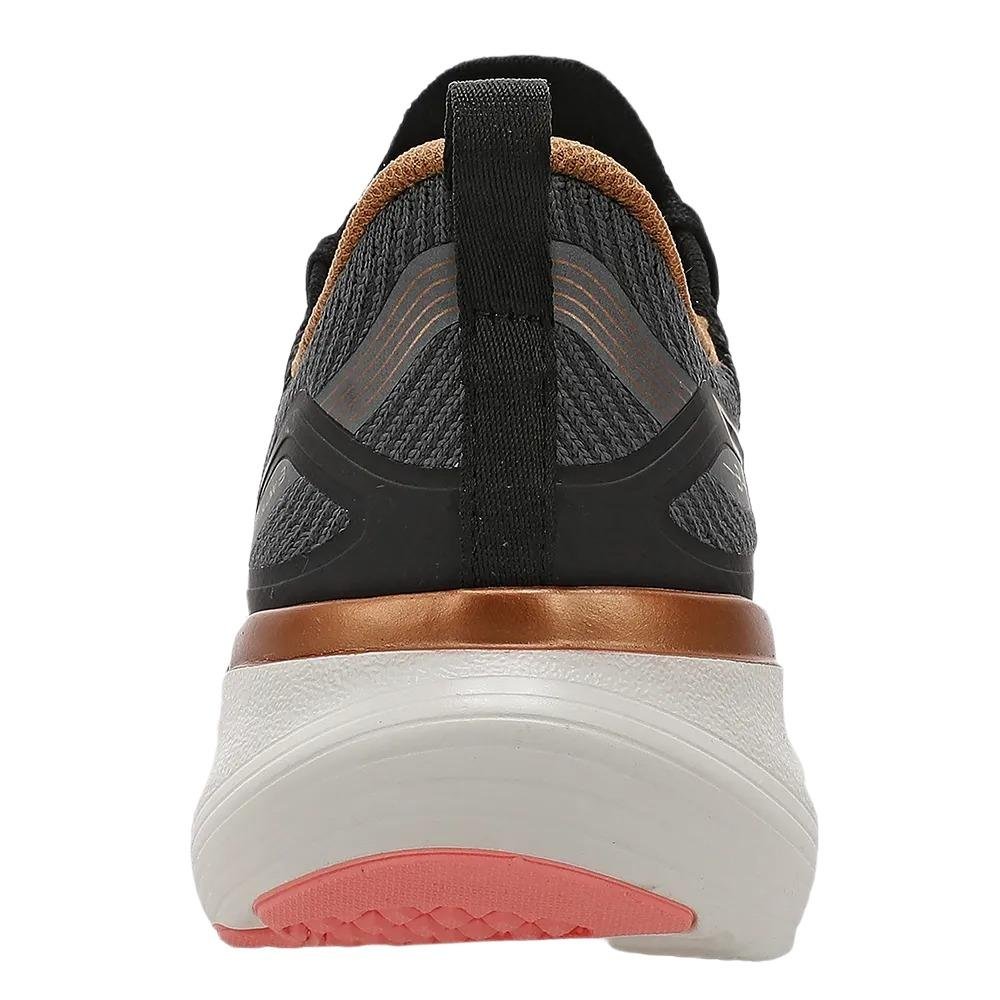 TÊNIS FEMININO MIZUNO GLOW 3 101133133 Preto/Bronze 5