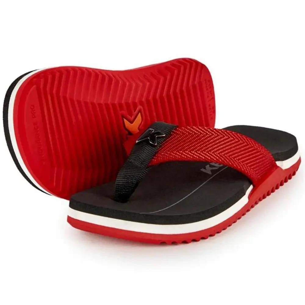 CHINELO KENNER NK6 PRO INFANTIL MENINO EWB Preto/Vermelho 4