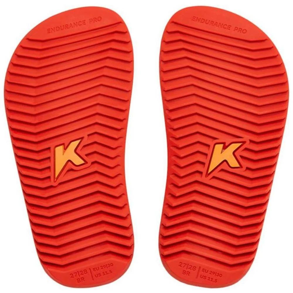 CHINELO KENNER NK6 PRO INFANTIL MENINO EWB Preto/Vermelho 5