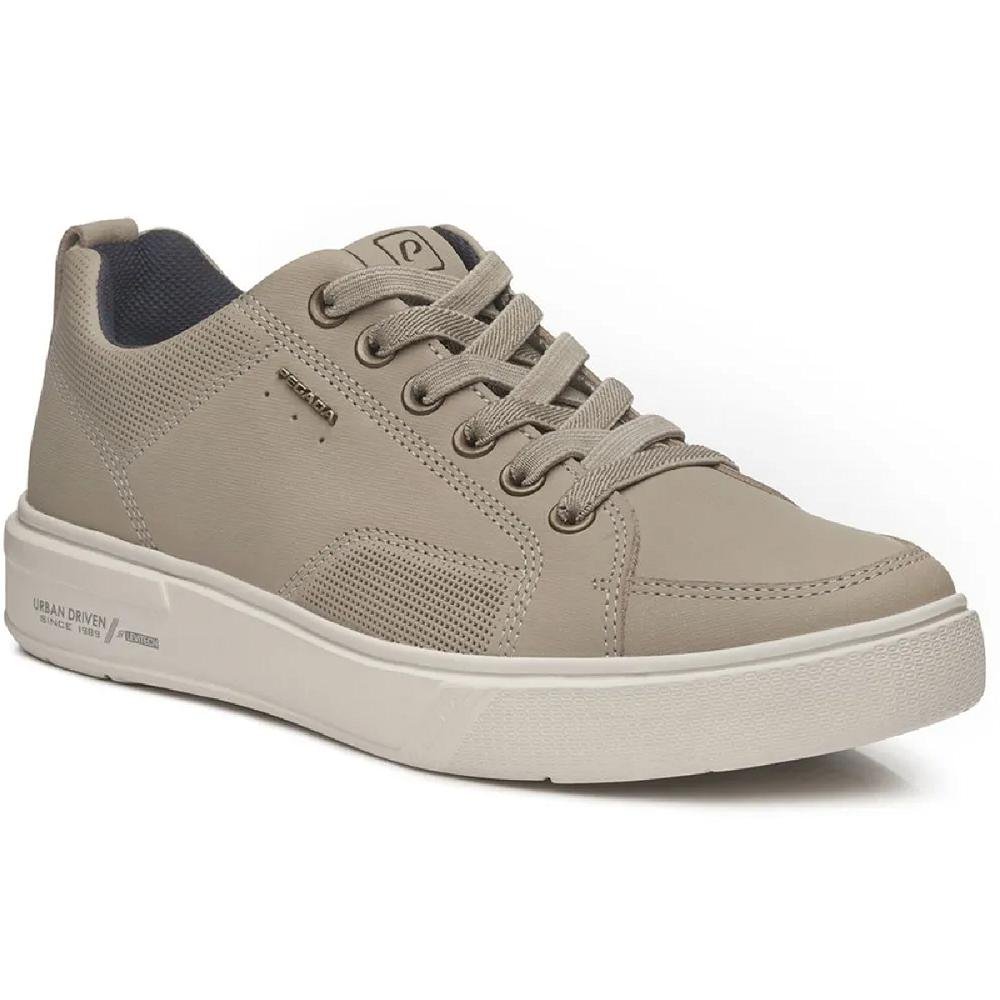 SAPATÊNIS COURO MASCULINO PEGADA 111902 Bege 2