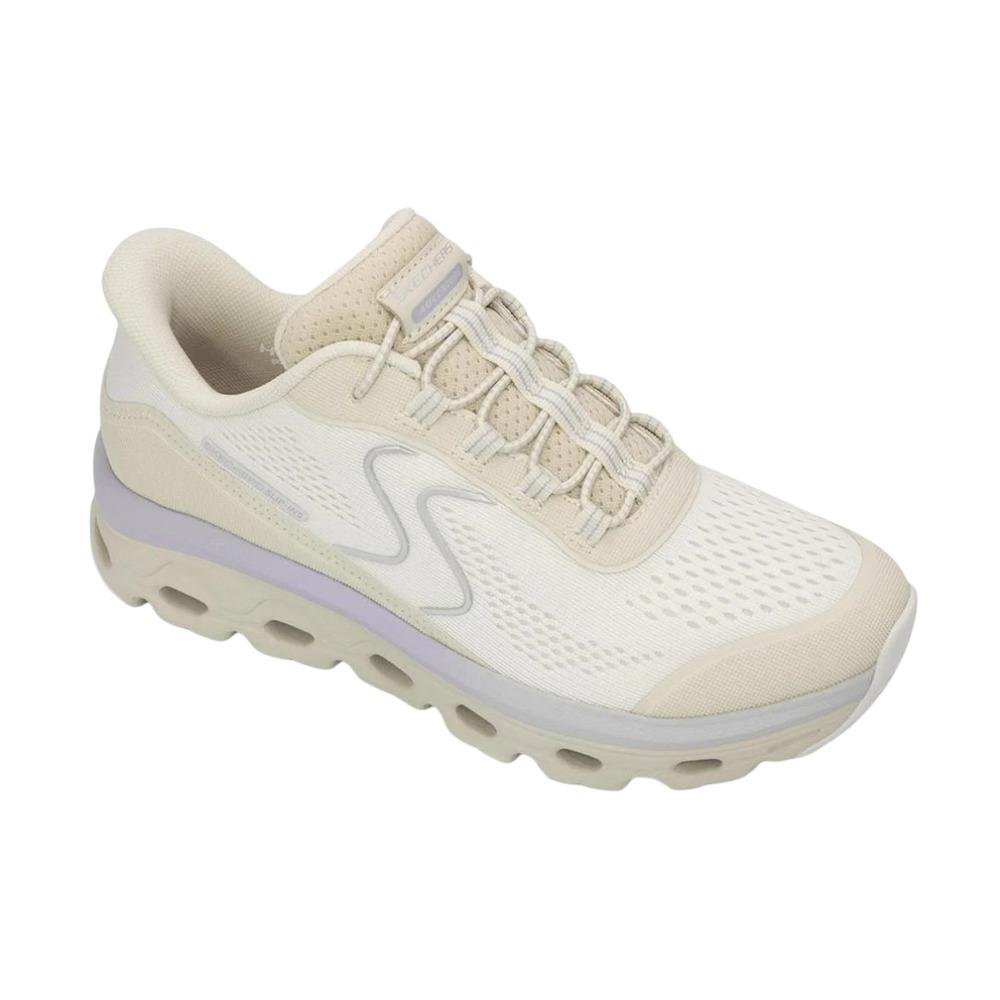 TÊNIS SKECHERS GLIDE STEP SOLE FEMININO 180272 Creme 2